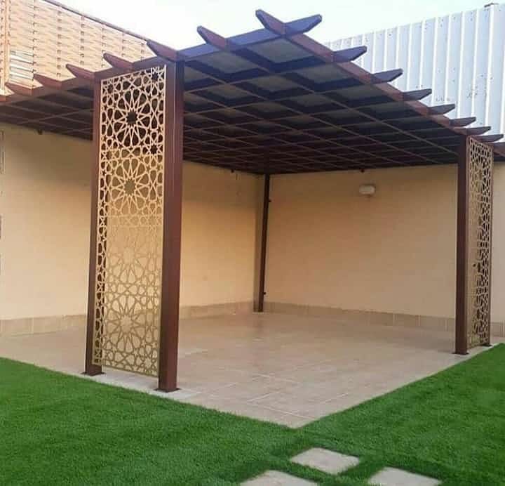 ديكور جلسات خارجية لحدائق المنازل والفلل بالرياض